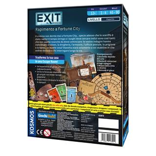 EXIT - Rapimento a Fortune City. Escape Room - Livello Esperto  Giochi Uniti 2026 | libraccio.xyz