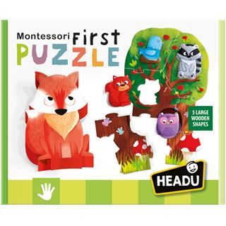 Montessori First Puzzle the Forest  Headu 2021 | libraccio.xyz