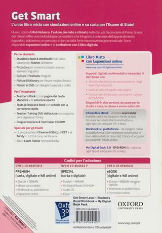 Get smart. Student's book-Workbook. Per la Scuola media. Vol. 1 - Rob Nolasco - Libro Oxford University Press 2011 | libraccio.xyz