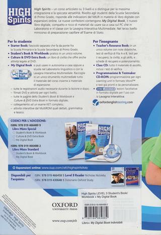 High spirits. Student's book-Workbook-My digital book. Per la Scuola media. Con CD-ROM. Vol. 3 - Philippa Bowen, Denis Delaney - Libro Oxford University Press 2010 | libraccio.xyz