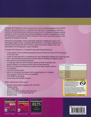 Complete IELTS. Level C1. Student's book with answers. Per le Scuole superiori. Con CD-ROM. - Guy Brook-Hart, Vanessa Jakeman - Libro Cambridge 2013, Complete | libraccio.xyz