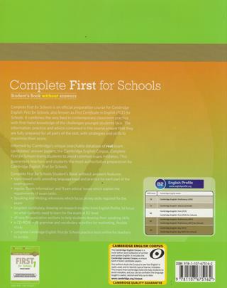 Complete first certificate for schools. Student's book-Workbook without answer. Per le Scuole superiori e CD-ROM. Con CD Audio.  - Libro Cambridge 2014 | libraccio.xyz