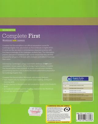Complete first. Workbook. With answers. Per le Scuole superiori. Con CD Audio.  - Libro Cambridge 2014 | libraccio.xyz