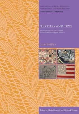 Textiles and Text  - Libro Archetype Publications Ltd | libraccio.xyz