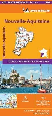 Nouvelle Aquitaine 1:475.000  - Libro Michelin Éditions 2019, Carte regionali | libraccio.xyz