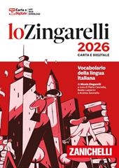 Zingarelli 2026. Vocabolario della lingua italiana. Con Contenuto digitale (fornito elettronicamente). Con Contenuto digitale per download