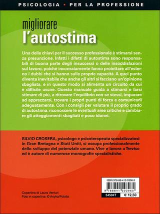 Migliorare l'autostima - Silvio Crosera - Libro De Vecchi 2011, Psicologia per la professione | libraccio.xyz