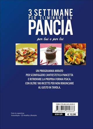 Tre settimane per eliminare la pancia per lui e per lei  - Libro Demetra 2015, Fitness | libraccio.xyz