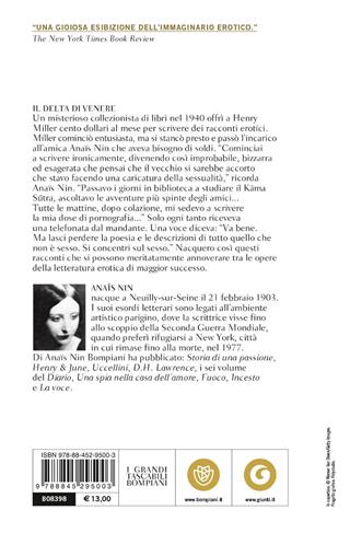 Il delta di Venere - Anaïs Nin - Libro Bompiani 2017, Tascabili narrativa | libraccio.xyz