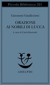 Orazione ai nobili di Lucca