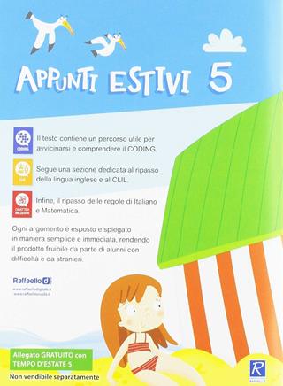 Tempo d'estate. Per la 5ª classe elementare  - Libro Raffaello 2019 | libraccio.xyz