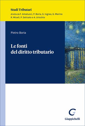 Le fonti del diritto tributario - Pietro Boria - Libro Giappichelli 2026, Studi tributari | libraccio.xyz