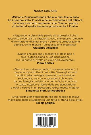 Un'educazione milanese - Alberto Rollo - Libro Ponte alle Grazie 2025, Scrittori | libraccio.xyz